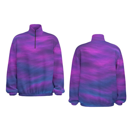 Unisex Turtleneck Zippered Sweatshirt