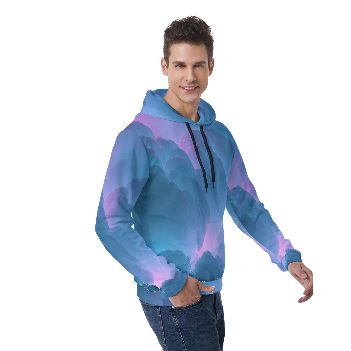 Men's Thicken Pullover Hoodie With Inner Hood
