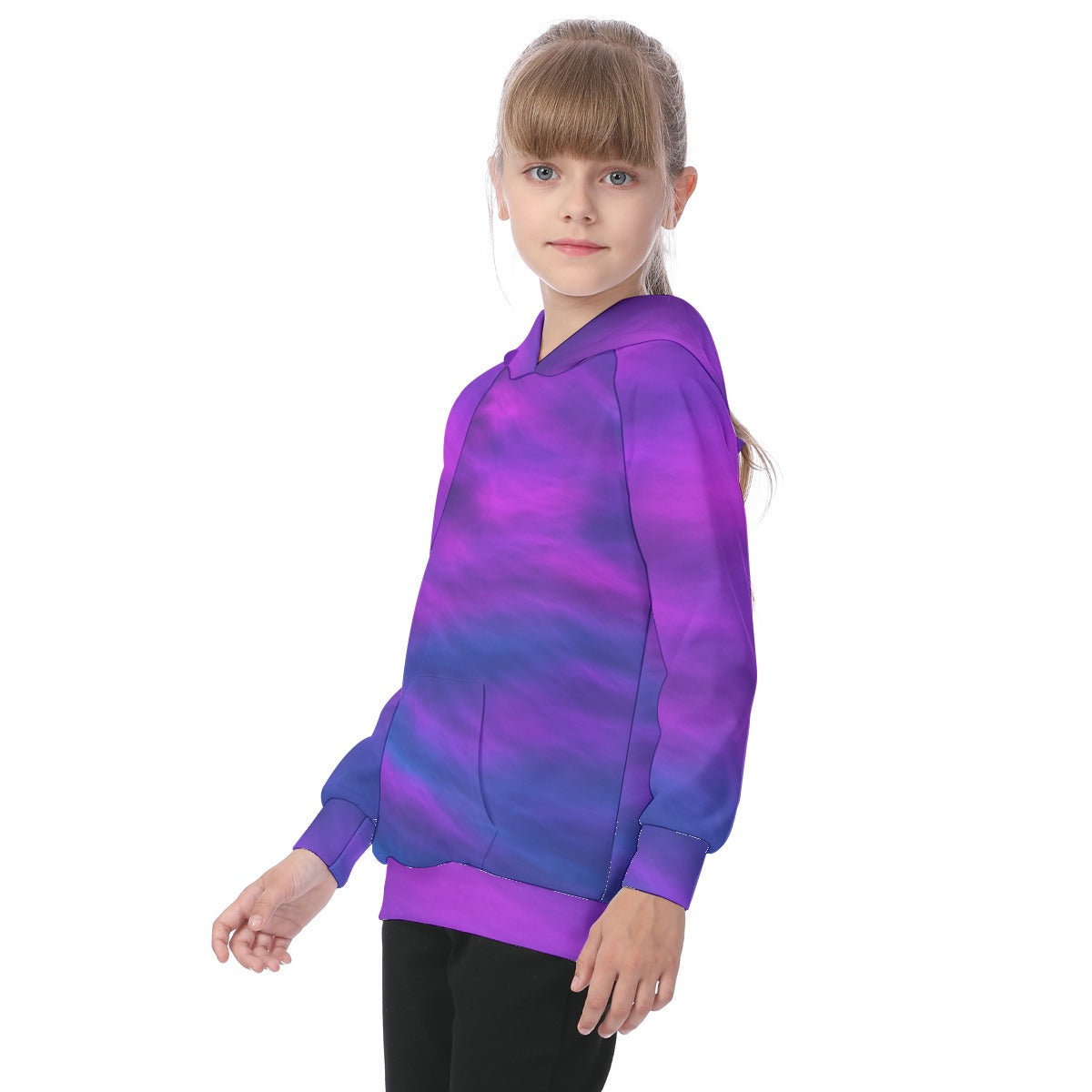 Unisex Kid's Raglan Pullover Hoodie