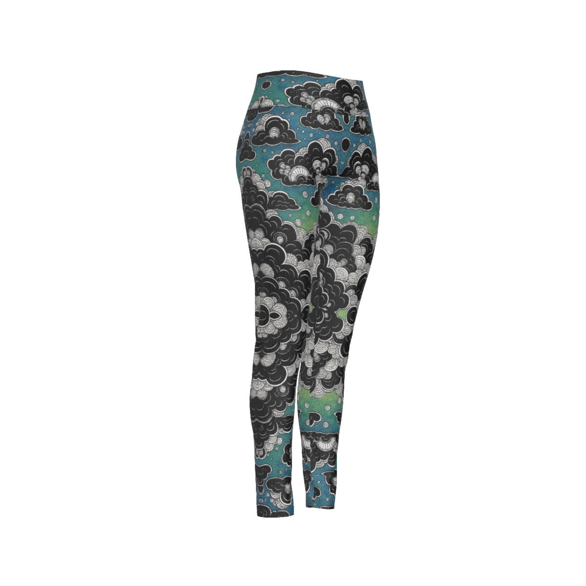Women's High Waist Leggings | Side Stitch Closure