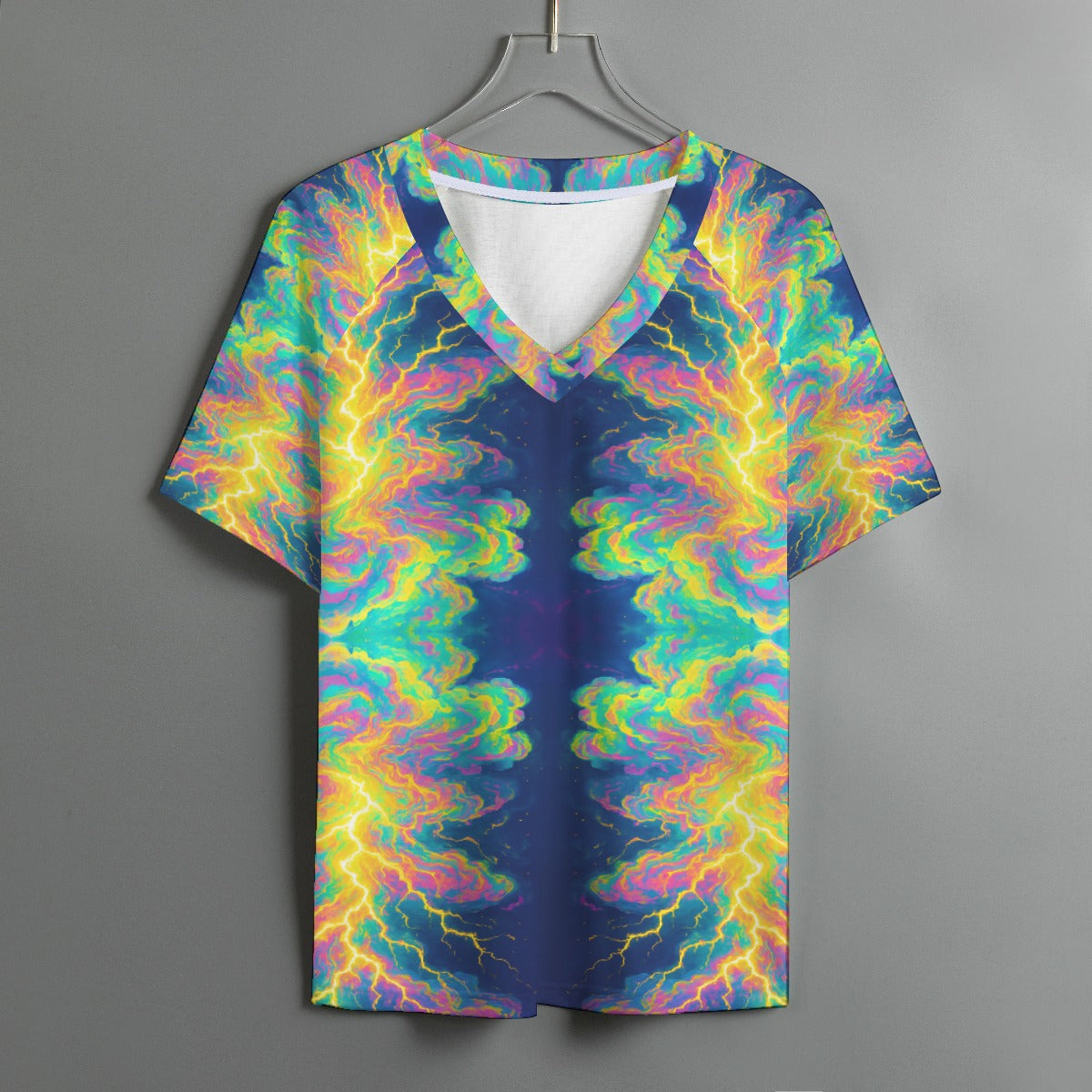 Women's V-neck T-shirt With Short Sleeve