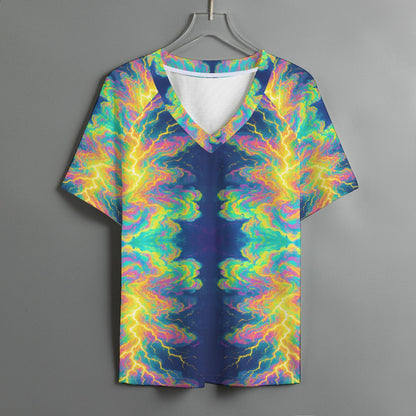 Women's V-neck T-shirt With Short Sleeve