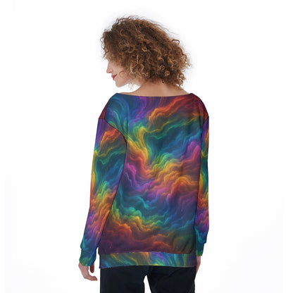 Women's Off-Shoulder Sweatshirt