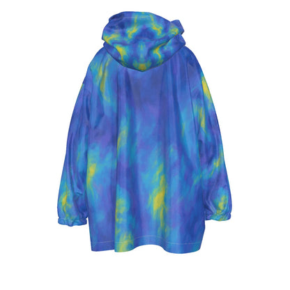 Unisex Kid's Sherpa Fleece Hoodie Blanket