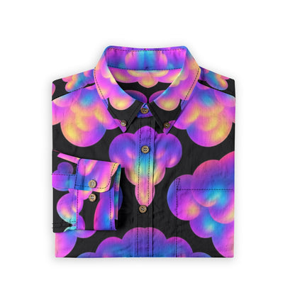 Men's Casual Lapel Long Sleeve Shirt|125GSM Cotton
