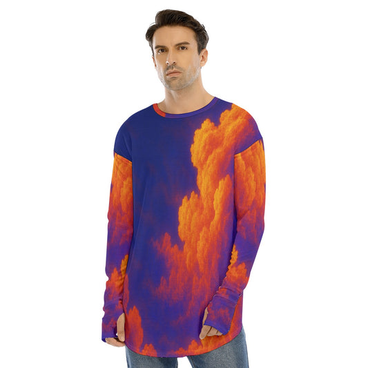 Men's Fingerless Long Sleeve T-shirt