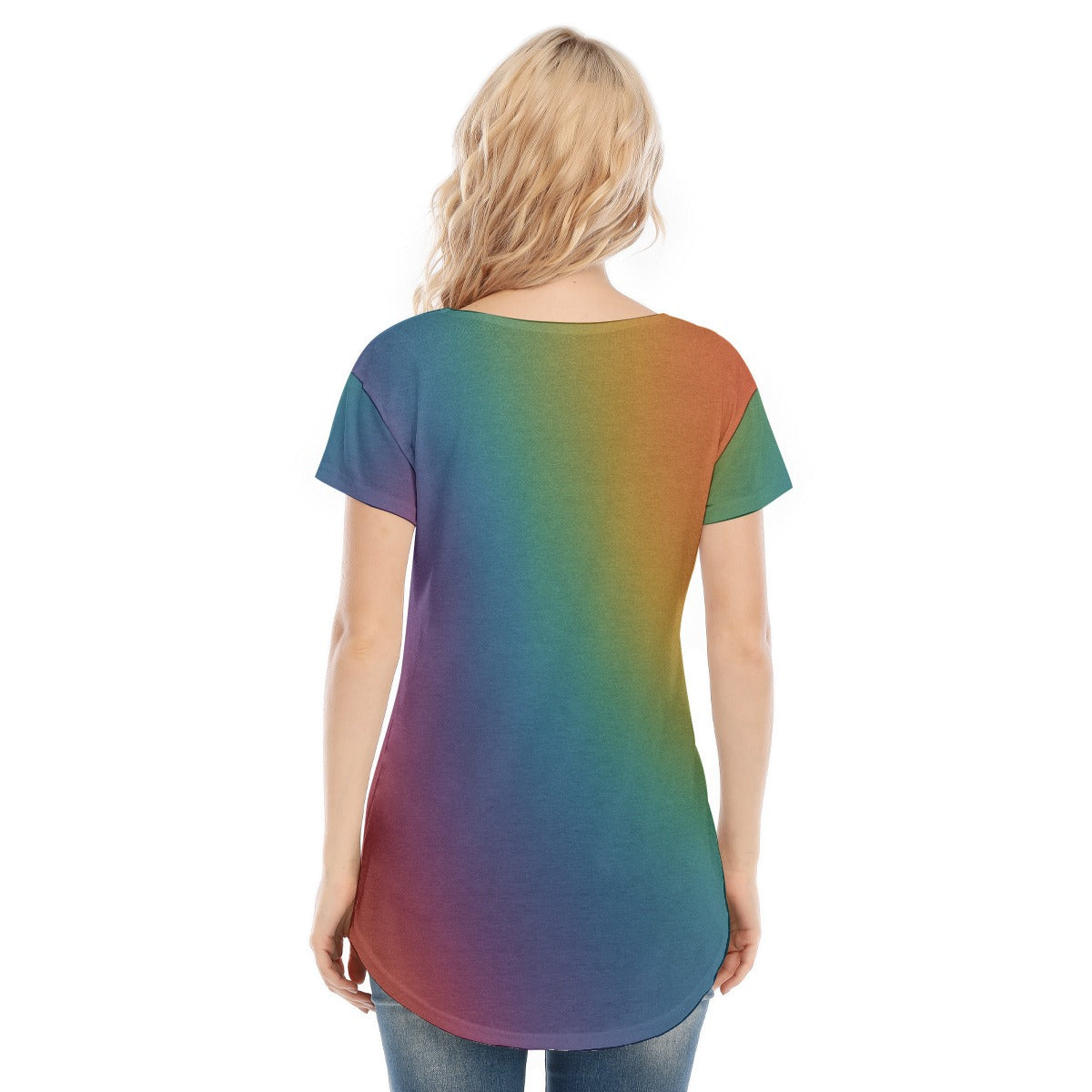 Women's V-neck Short Sleeve T-shirt