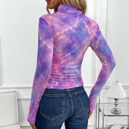 Women’s High-Neck Long-Sleeve Top - view 3
