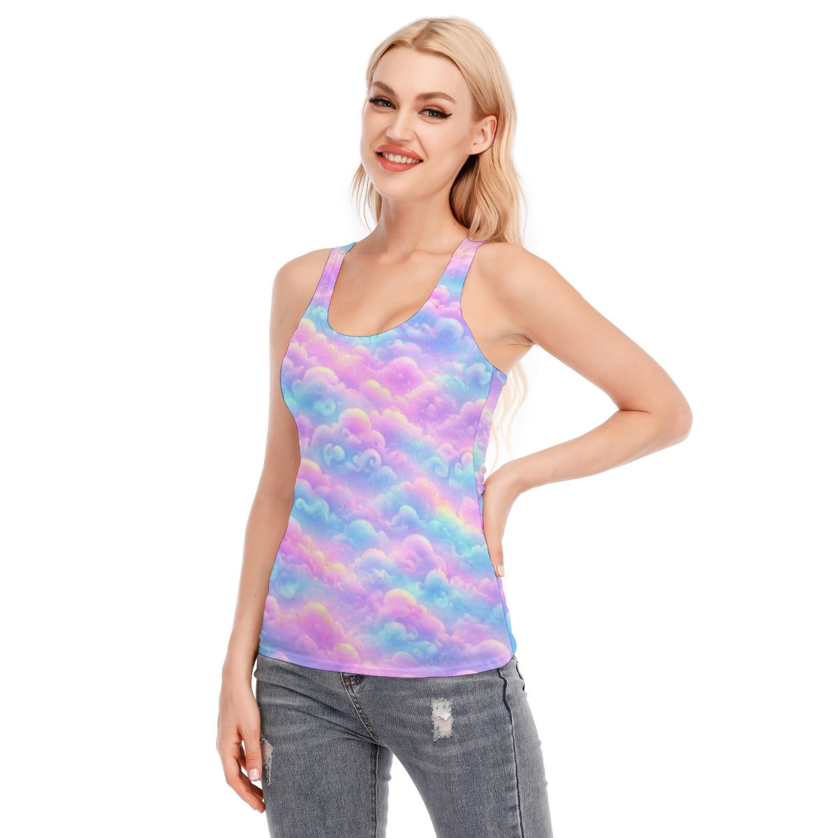 Women's Racer Vest | 190GSM Cotton