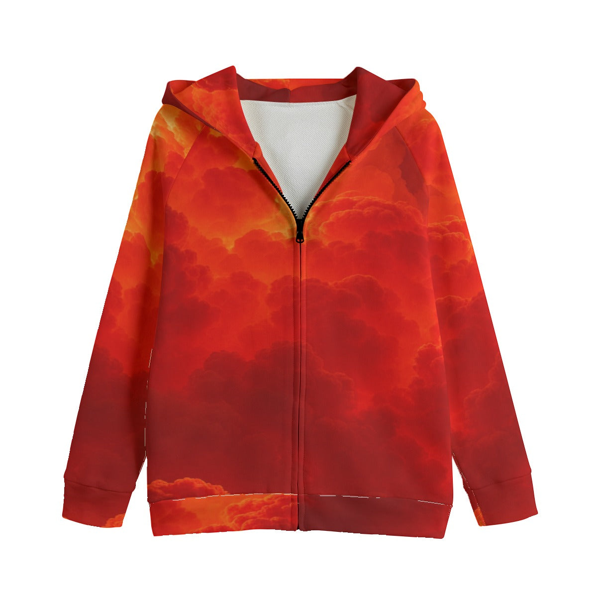 Unisex Kid's Zip Up Raglan Sleeve Hoodie | 310GSM Cotton