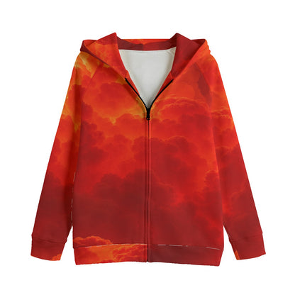 Unisex Kid's Zip Up Raglan Sleeve Hoodie | 310GSM Cotton