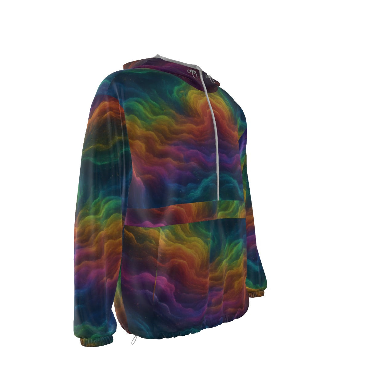 Unisex Pullover Jacket With Zipper Closure