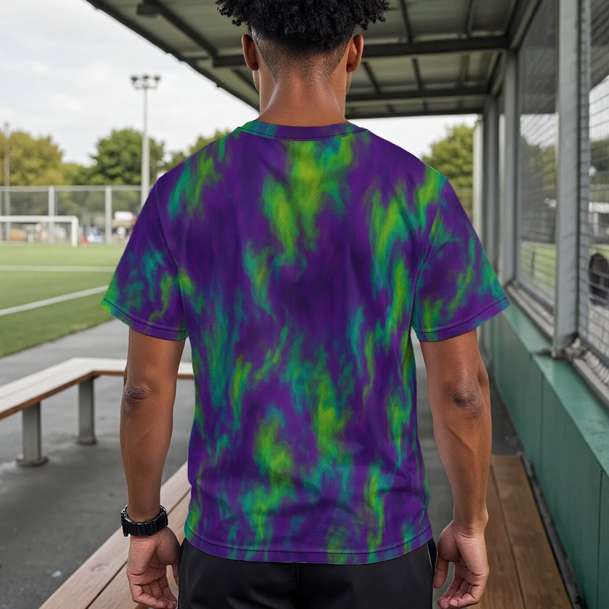 Unisex Drop Shoulder Crew Neck T-Shirt