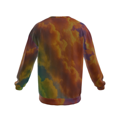 Men's Drop Shoulder Round Neck Long-Sleeved Sweatshirt