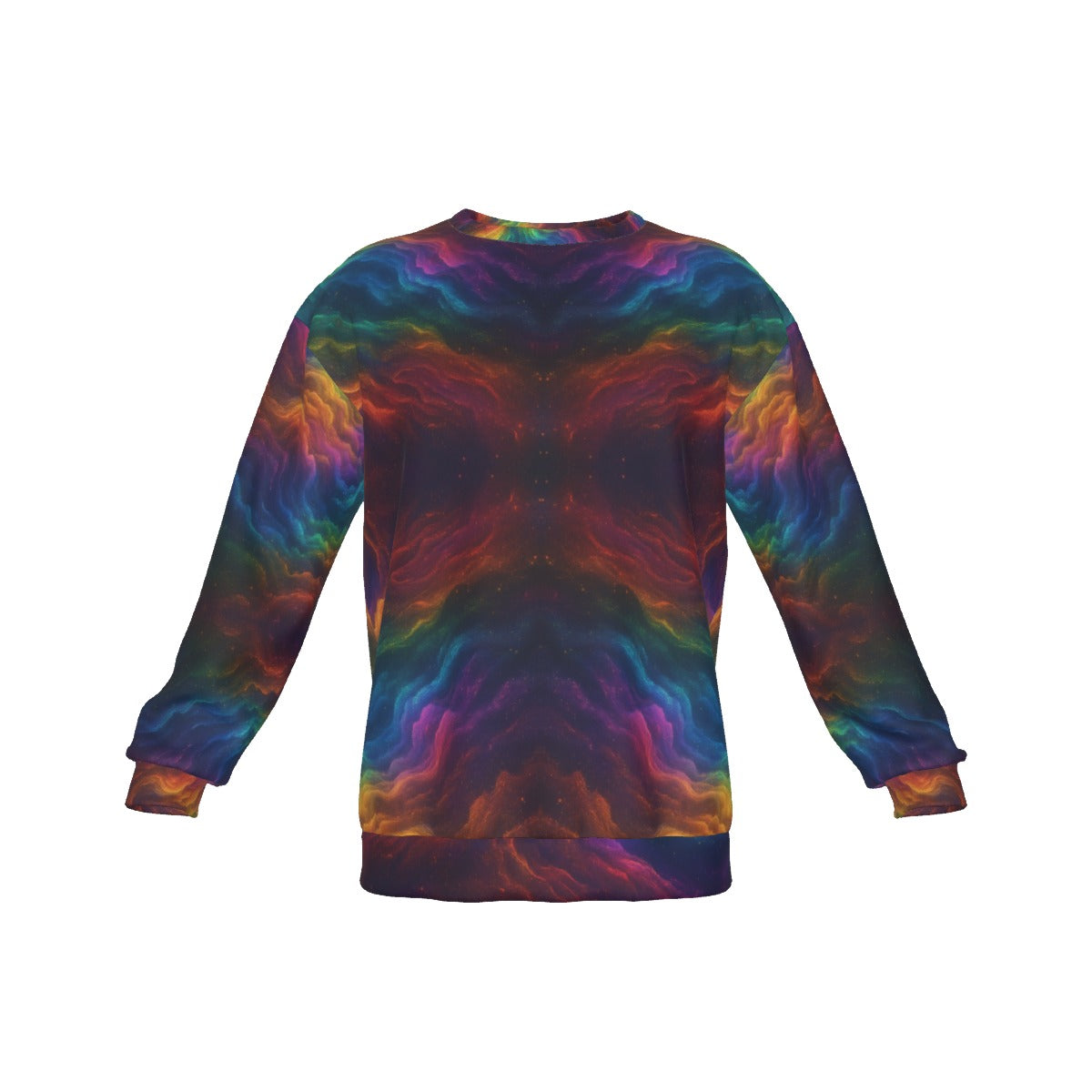 Men's Drop Shoulder Round Neck Long-Sleeved Sweatshirt
