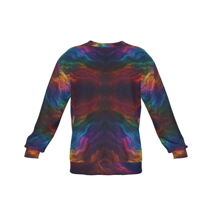 Men's Drop Shoulder Round Neck Long-Sleeved Sweatshirt