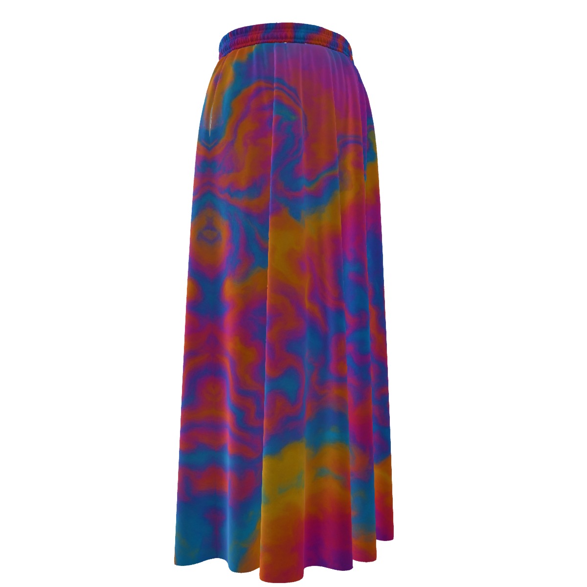 Women's Maxi Chiffon Skirts With Lining