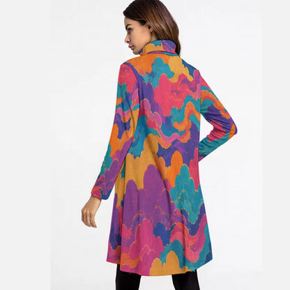 Women's High Neck Dress With Long Sleeve by O’Nimbus – view 4