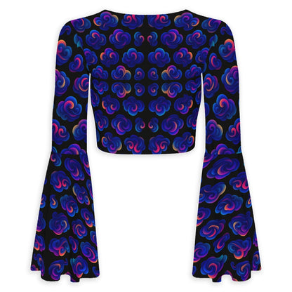 Women's Breathable And Comfortable Top With Bell Sleeve