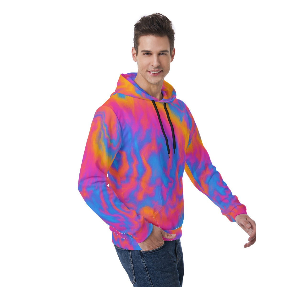 Men's Thicken Pullover Hoodie With Inner Hood