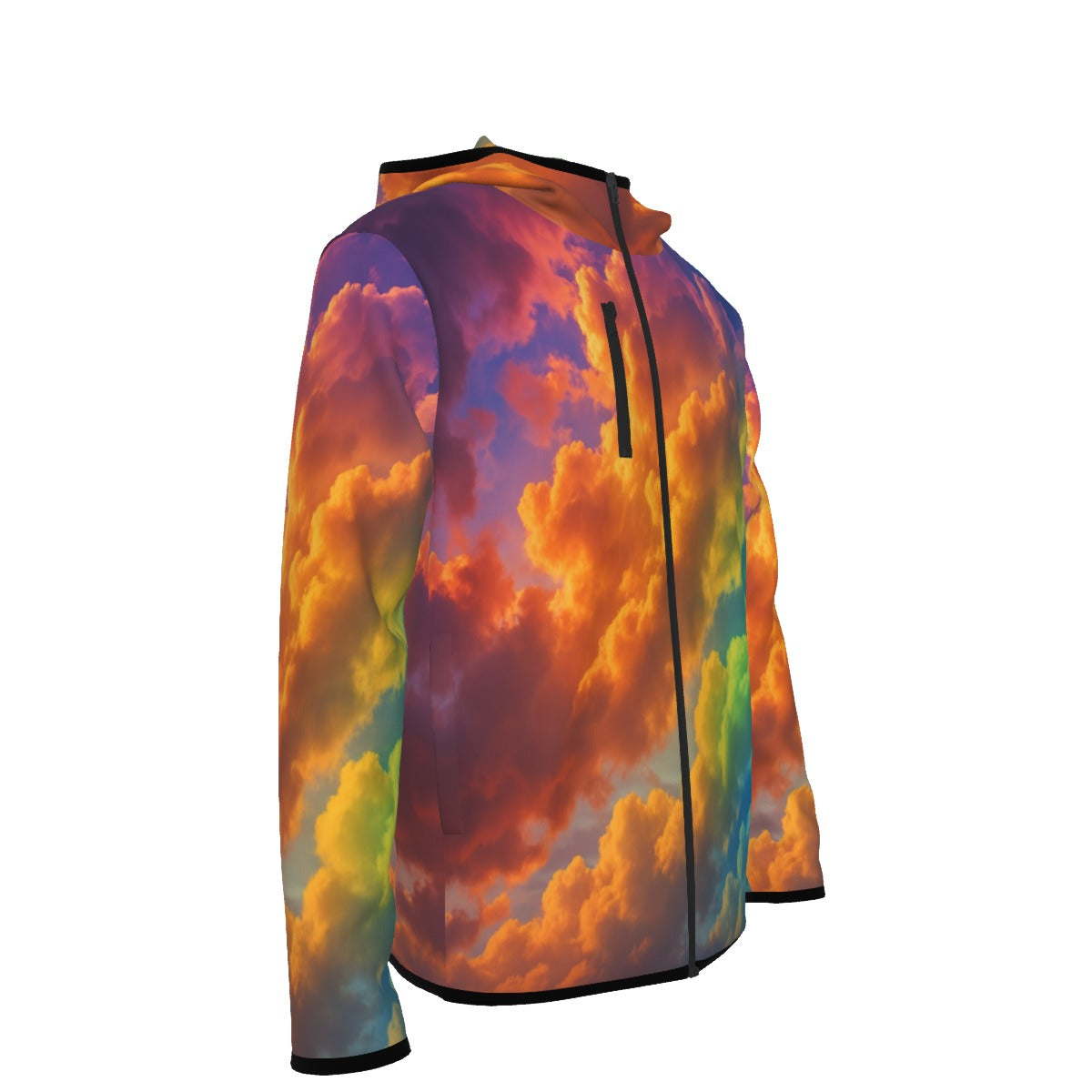 Men's Stylish Hoodie with Thumb Hole Design - view 4
