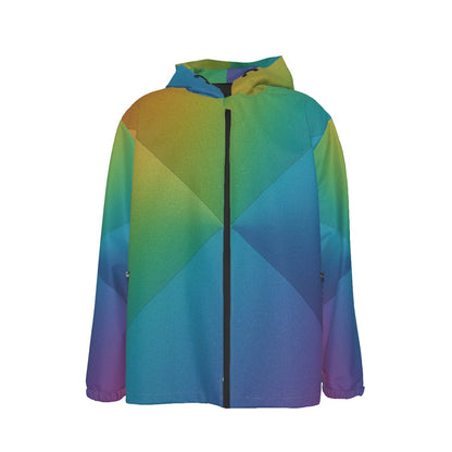 Men's Hooded Zipper Windproof Jacket