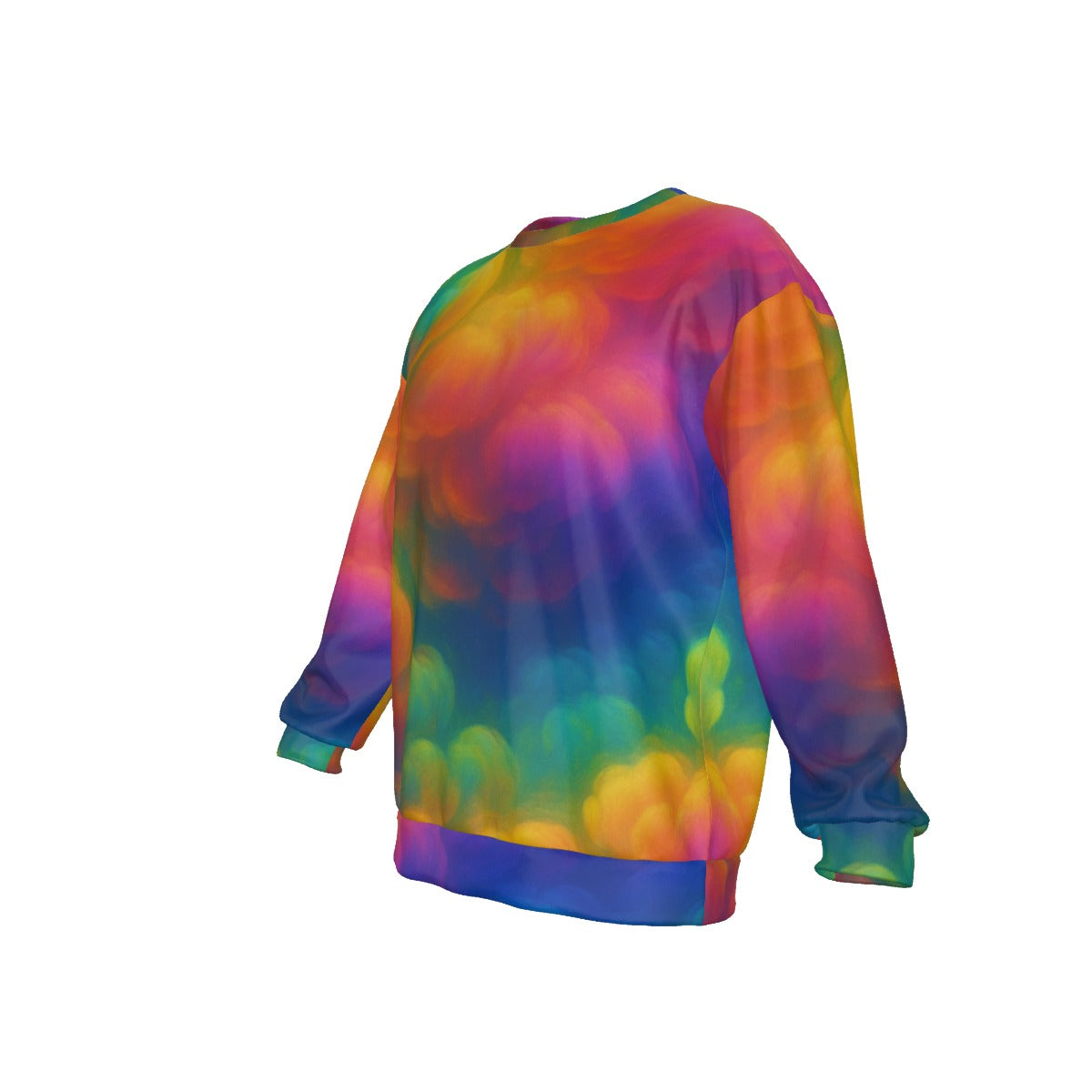 Men's Drop Shoulder Round Neck Long-Sleeved Sweatshirt