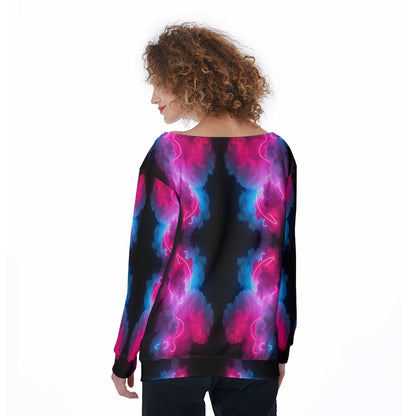 Women's Off-Shoulder Sweatshirt