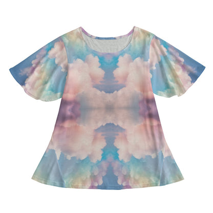 Women's Round Neck T-shirt With Short Sleeve