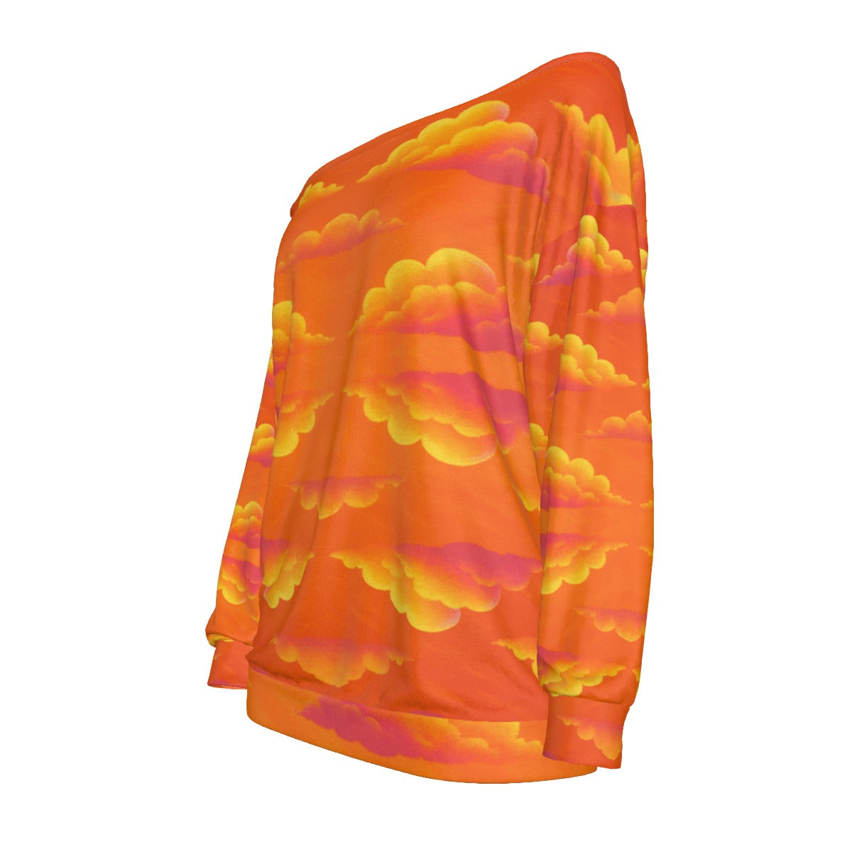 Women's Off-Shoulder Sweatshirt