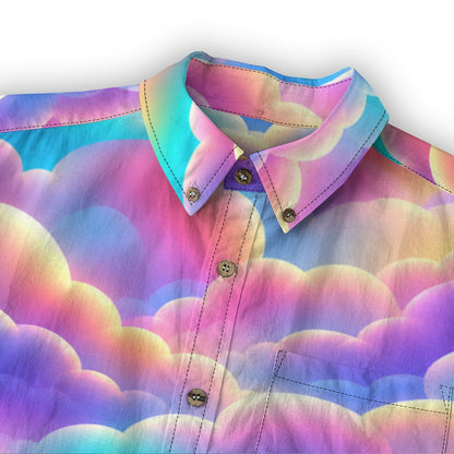 Men's Casual Lapel Long Sleeve Shirt|125GSM Cotton