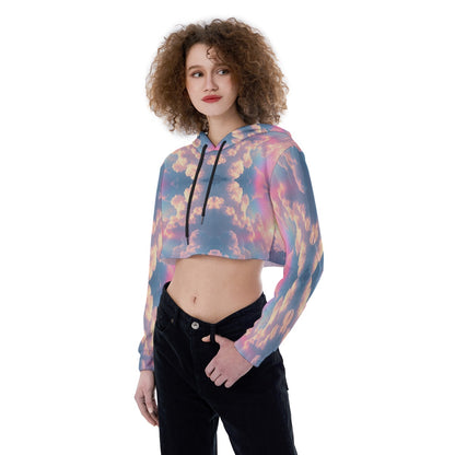 Women's Crop Top Hoodie