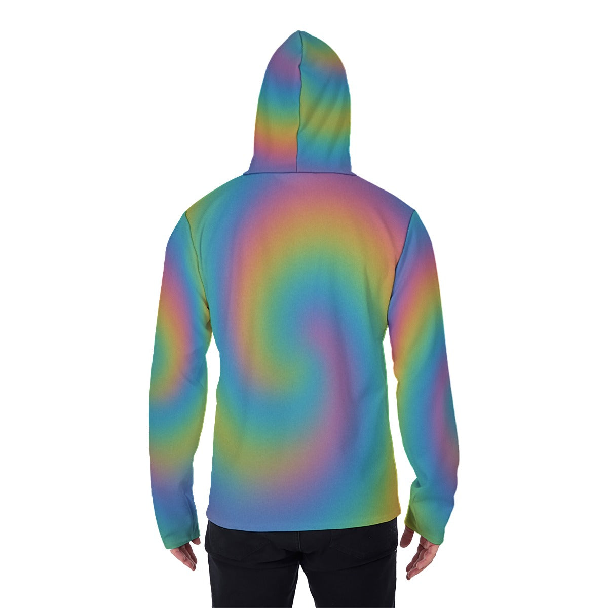 Men's Heavy Fleece Hoodie With Mask