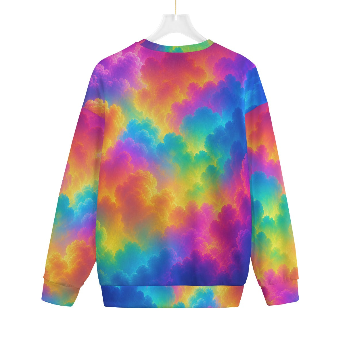 Unisex Drop-shoulder Knitted Fleece Sweater - view 2