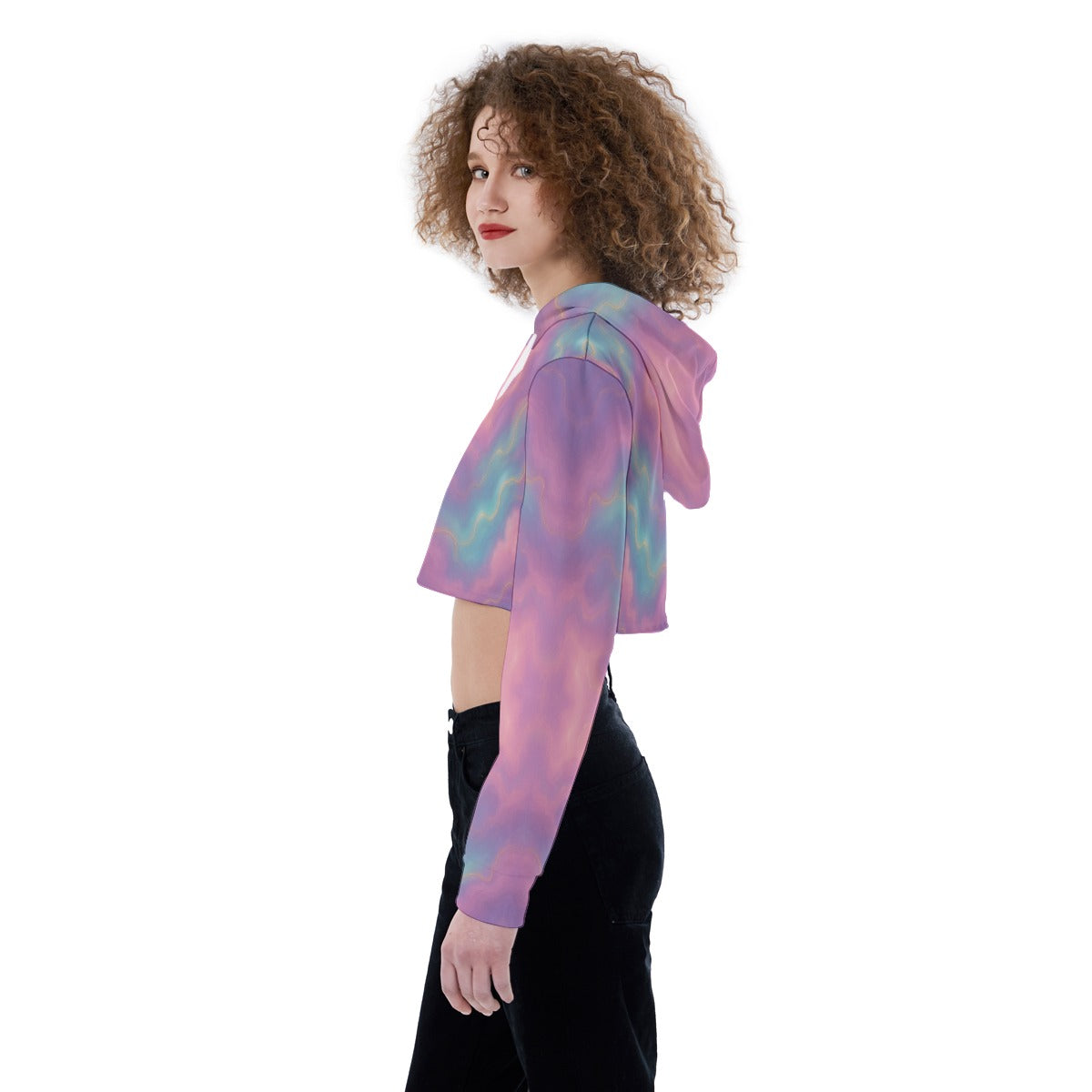 Women's Crop Top Hoodie