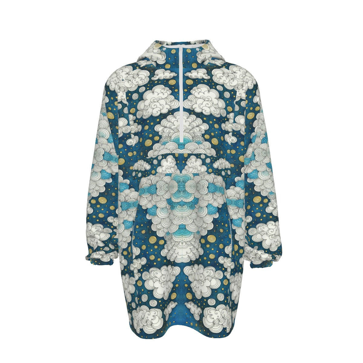 Unisex Windbreaker Long Jacket