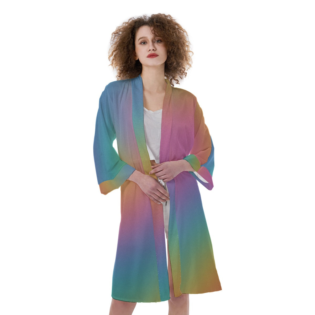 Women's Satin Kimono Robe