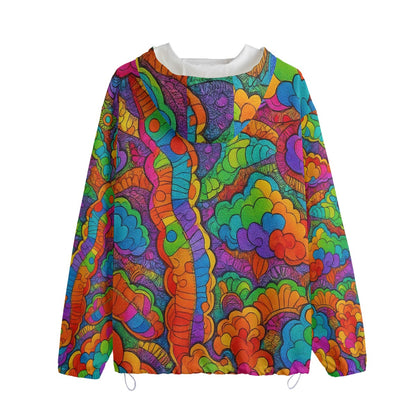 Unisex Pullover Jacket With Zipper Closure