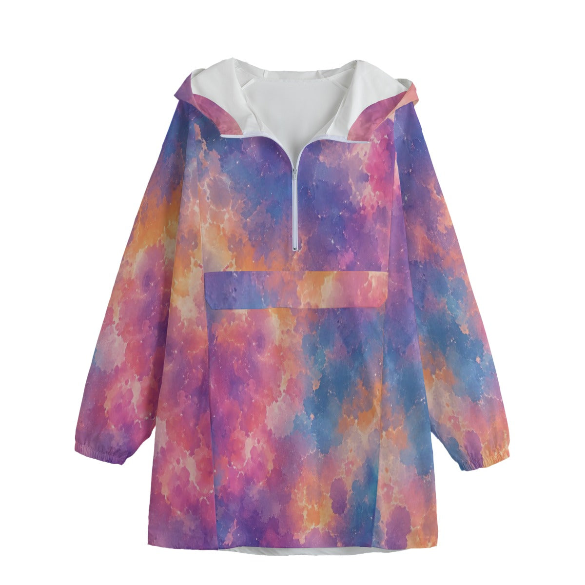 Unisex Windbreaker Long Jacket by O’Nimbus