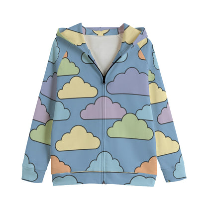 Kid's Zip Up Raglan Sleeve Hoodie | 310GSM Cotton