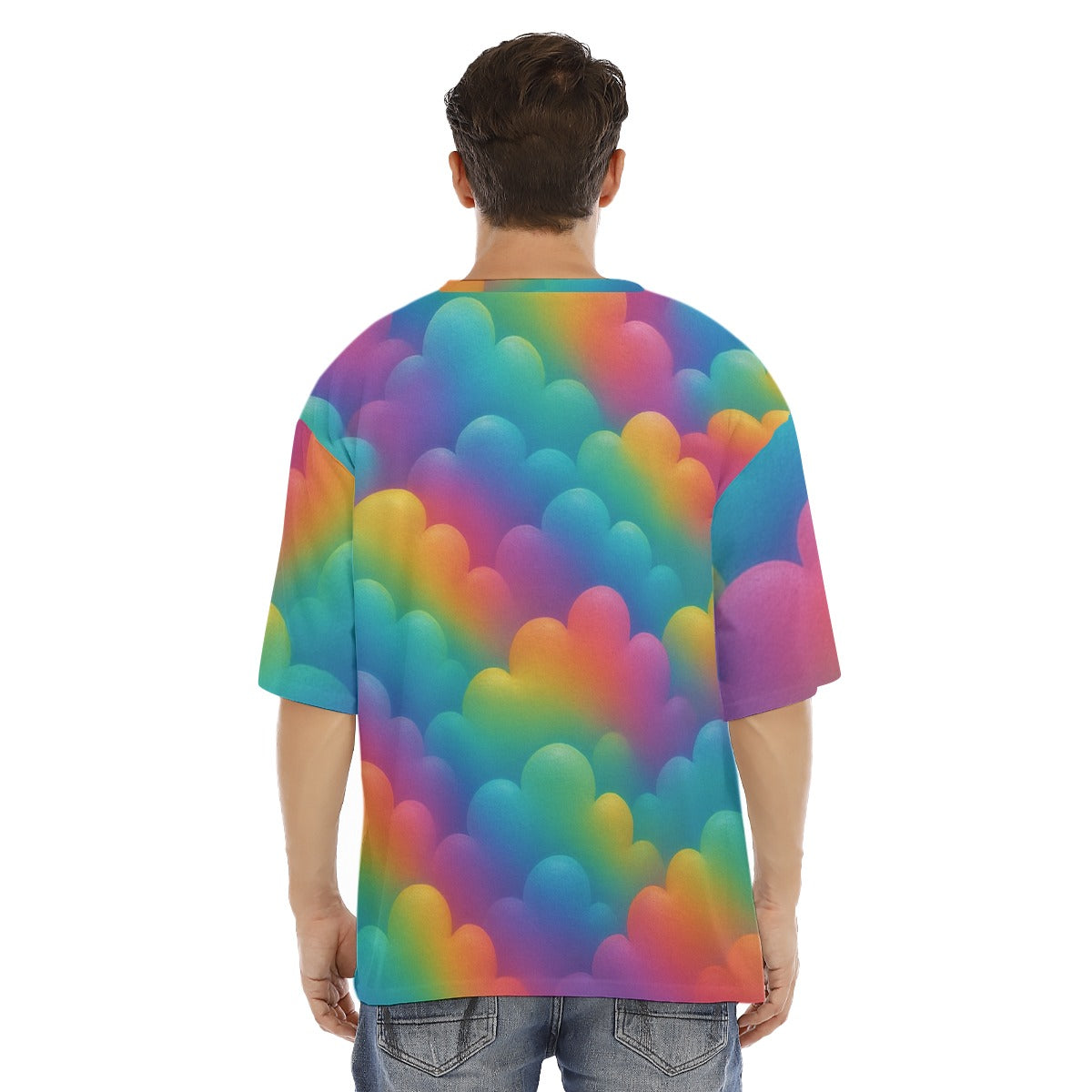 Men's Drop Shoulder T-shirt With Short Sleeve