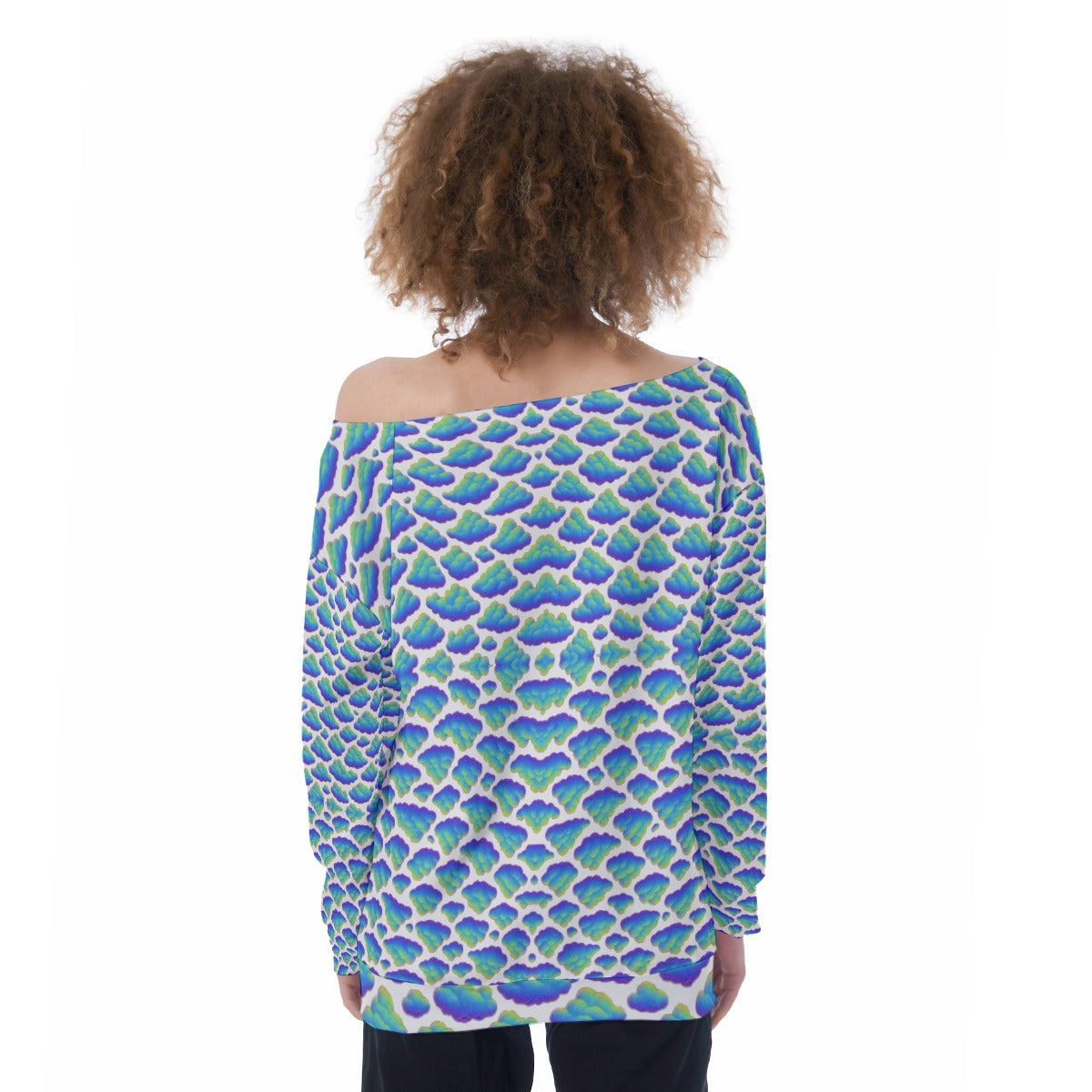 Women's Off-Shoulder Sweatshirt