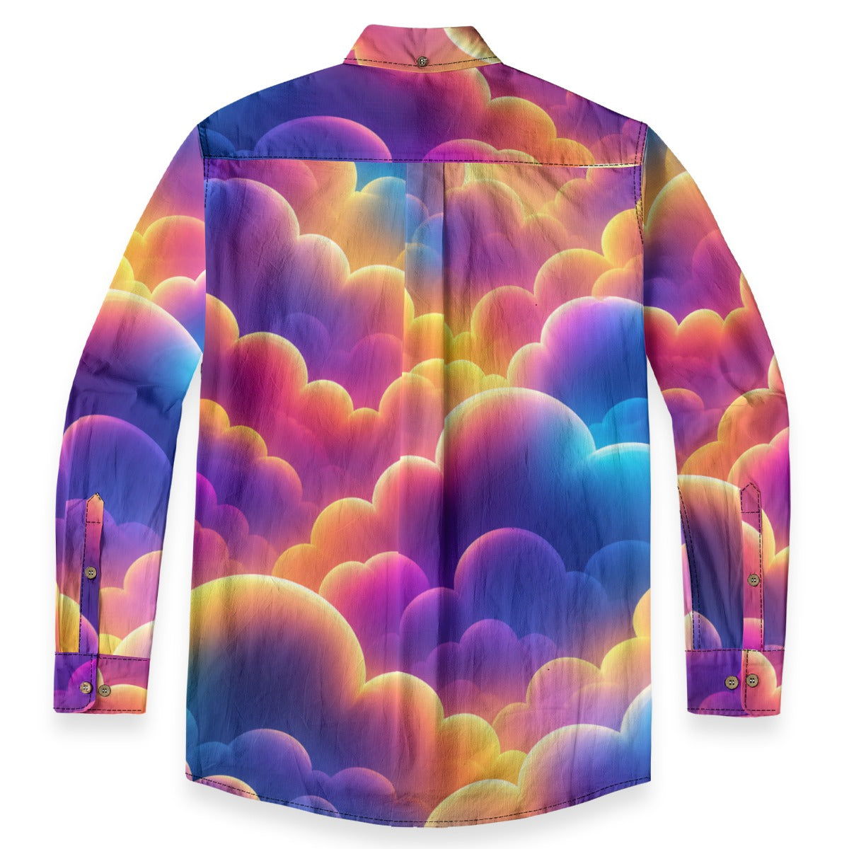 Men's Casual Lapel Long Sleeve Shirt|125GSM Cotton
