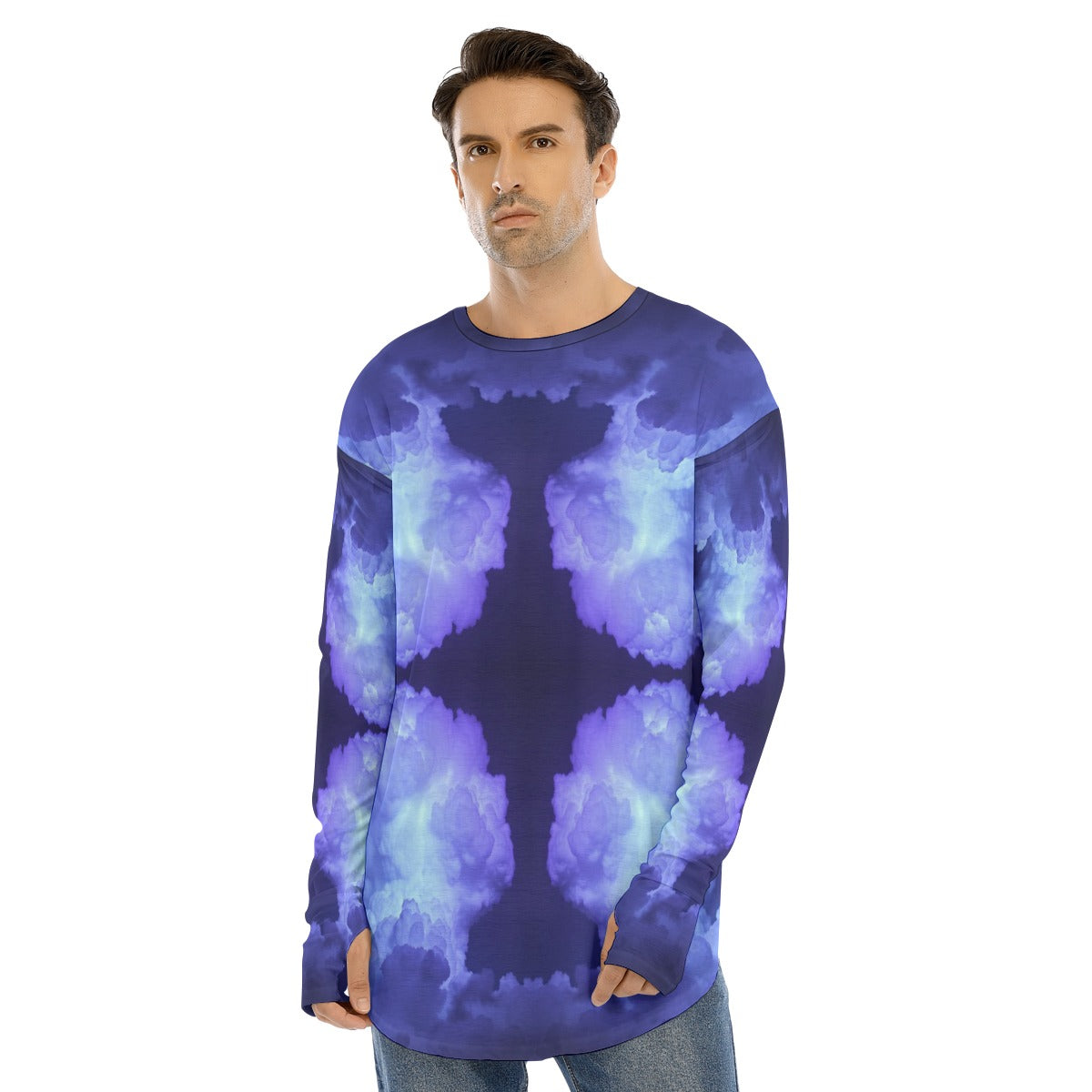 Men's Fingerless Long Sleeve T-shirt