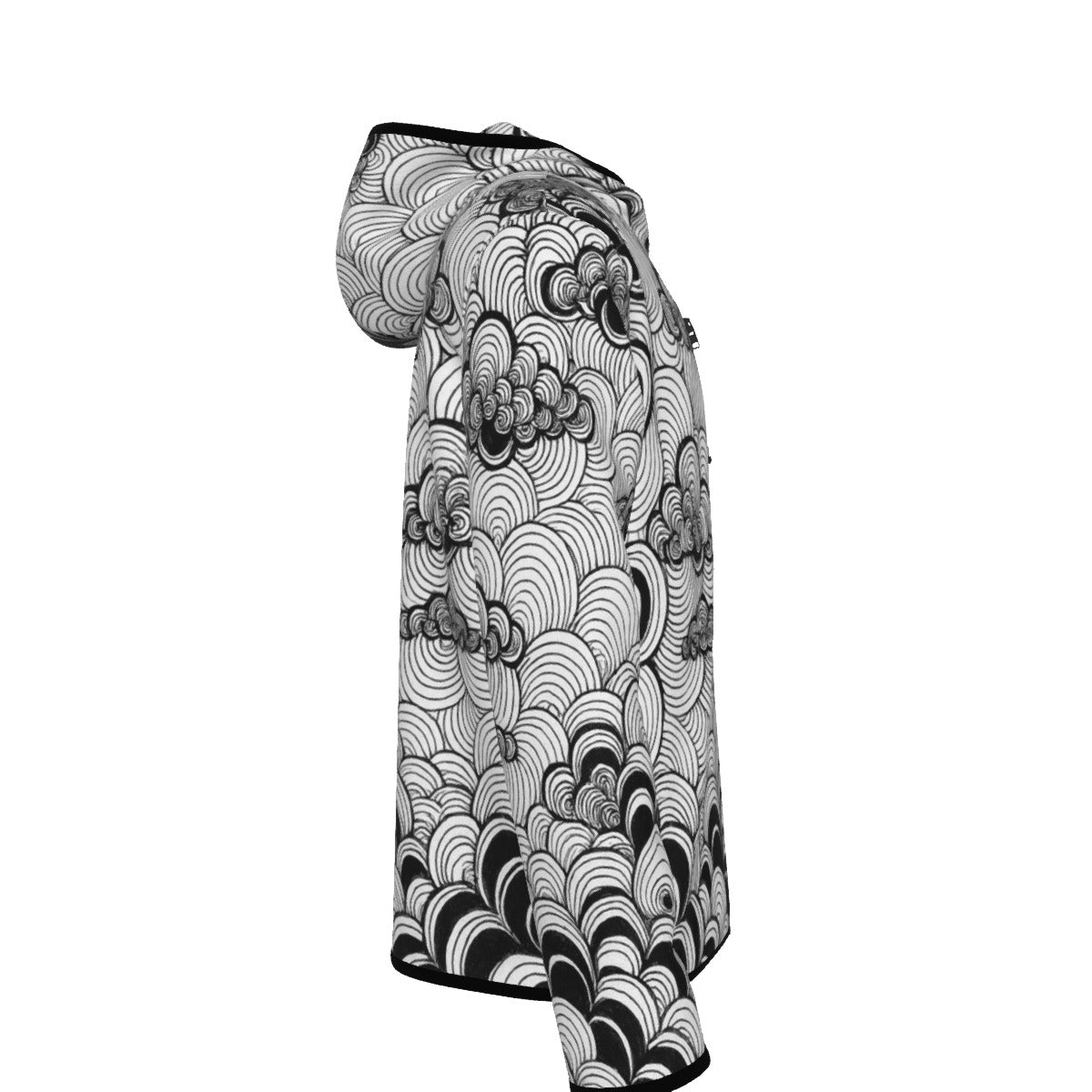 Men's Stylish Hoodie with Thumb Hole Design - view 3