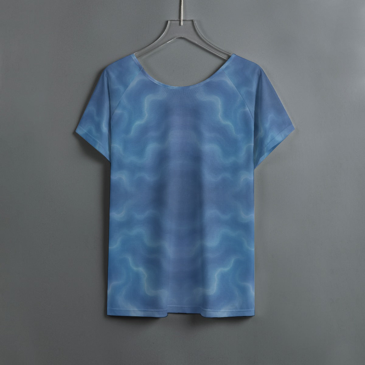 Women's Round Neck T-shirt With Raglan Sleeve