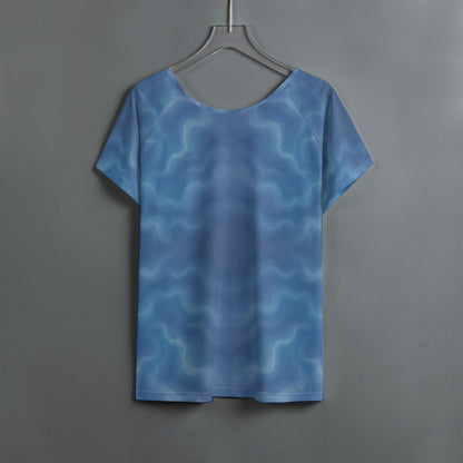 Women's Round Neck T-shirt With Raglan Sleeve