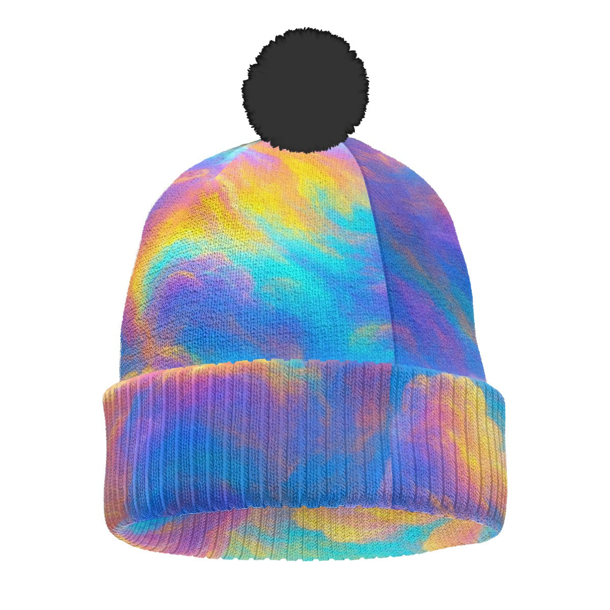 Unisex Knitted Hat With Pom-Pom
