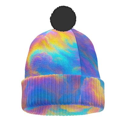 Unisex Knitted Hat With Pom-Pom