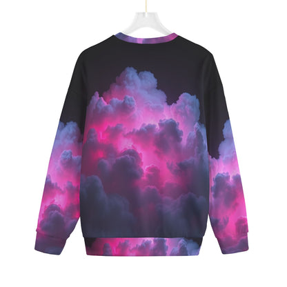 Unisex Drop-shoulder Knitted Fleece Sweater - view 2
